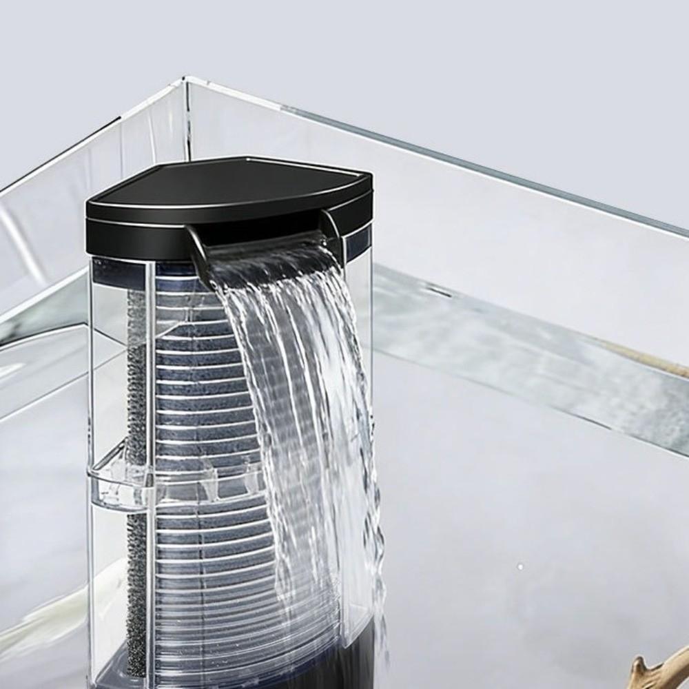 Leiser Aquarienfilter Energiesparend USB-betrieben Aquarium-Wasserpumpe Wandmontage Mechanischer Filter Tauchfilterpumpe