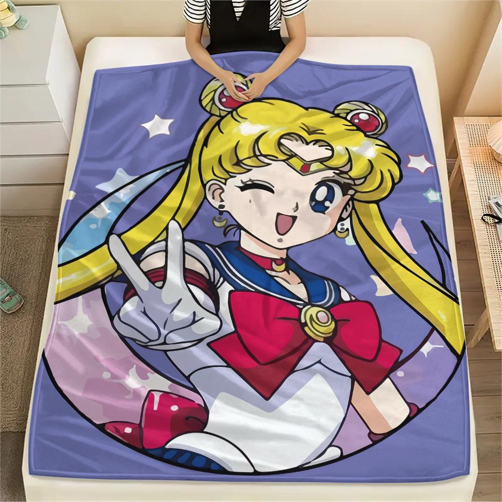 Sailor Moon Tsukino Usagi Main Blanket, Sailor Moon Fan Soft Throw, Great Gift.chl