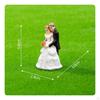 Bride and Groom Figurine Romantic Miniature Couple Figure Mini with for