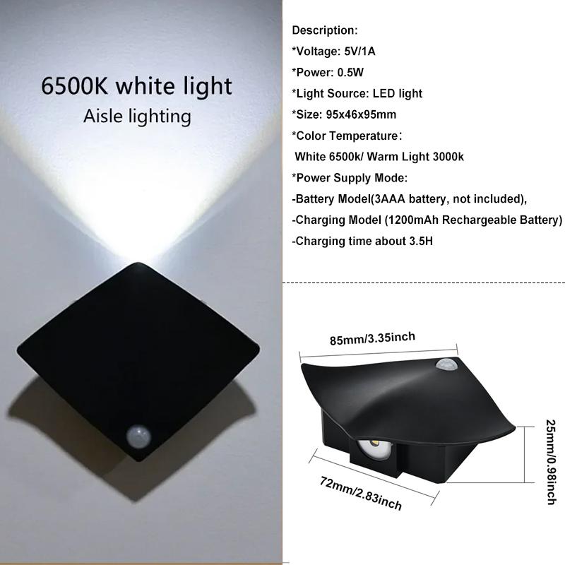 

17 Models Remote Control Wall Light Touch Night Light 360 Degree Rotation Bedroom Bedside Light RGB Color Change Dimmable 0-5W