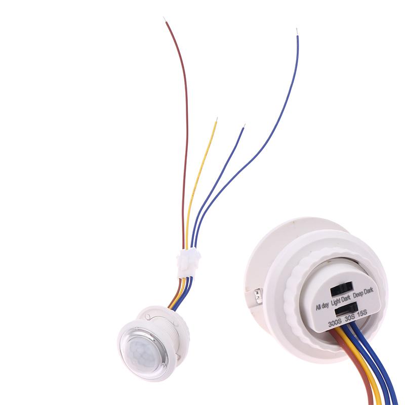 Dc5V 12V 24V Rir Motion Sensor Switch Adjust Infrared Switch Body Movements Activated Detector Time Delay Illumination For Home