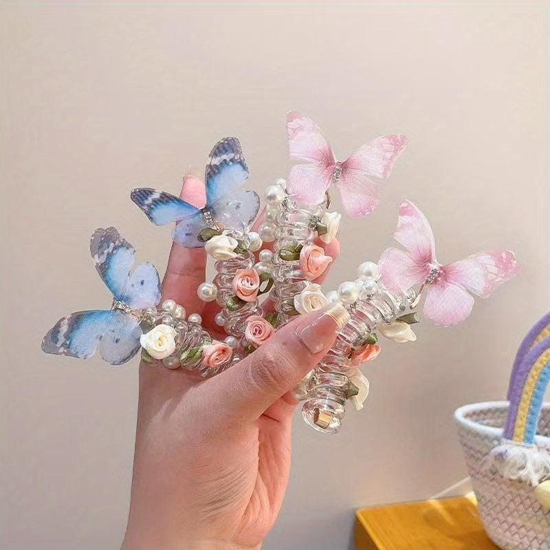 Mesh Butterfly Headbands for Girls – Cute Round & Floral Design, Perfect for Daily & Party Wear – All-Season