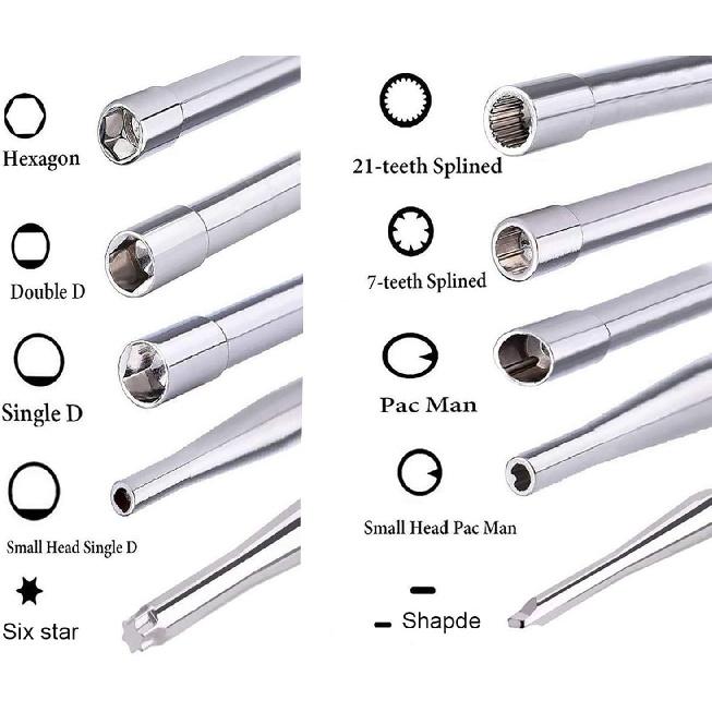 Pack Of 10 Carburetor Adjustment Tool Screwdriver Kit For Most 2-Cycle Small Engine Trimmers, Chaaws, And Leaf Blowers