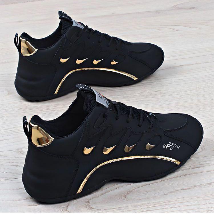 Men's Spring 2025 Korean Style Low-Top Sneakers - Comfortable, Versatile Leather Dad Shoes Trending Now.