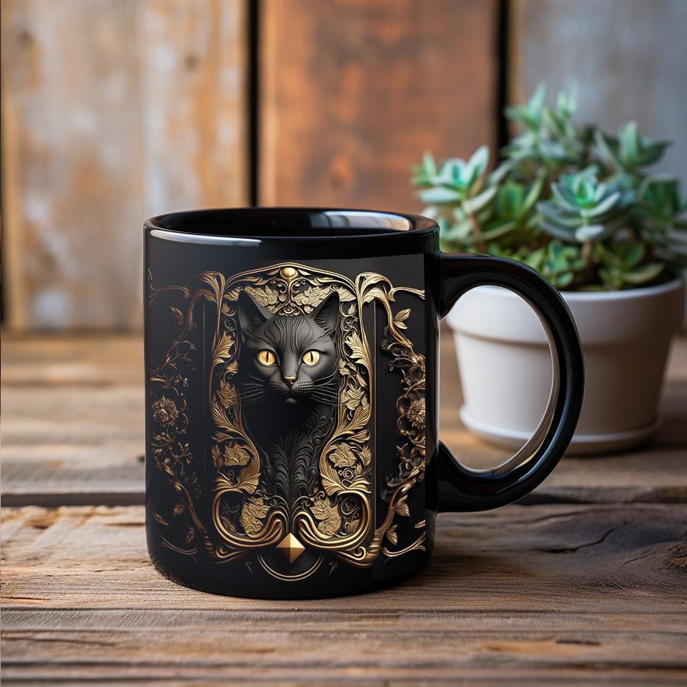 Tiger Lion Ceramic Coffee Cup 3D Milk Tea Water Cups Creative Breakfast Mug Household Drinkware Birthday Gift