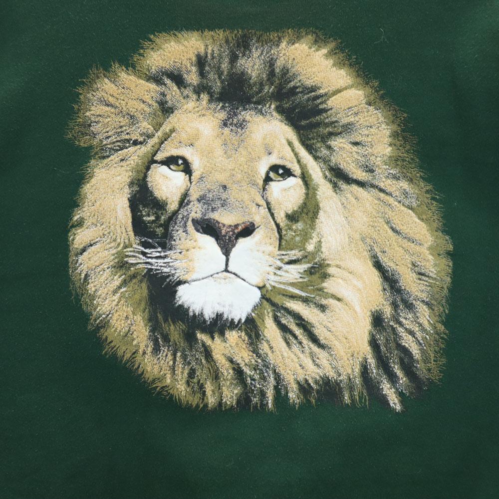 chic 90s Made in USA Old Long sleeve sweat trainer S/M green Back brushed Men's Used