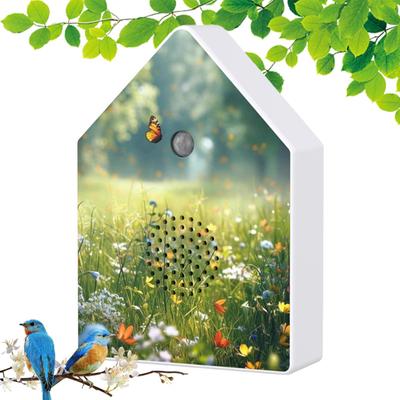 Singing Bird Box White Noise Music Device with Timer Bird Chirping Box with Motion Sensor for Home Garden Bedroom Bathroom Yoga