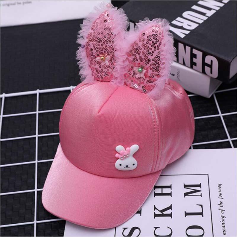 Cute Rabbit Ears Baby Hats Baby Boys Girls Children Hat Baseball Cap Sun hat Infant Baby Hats