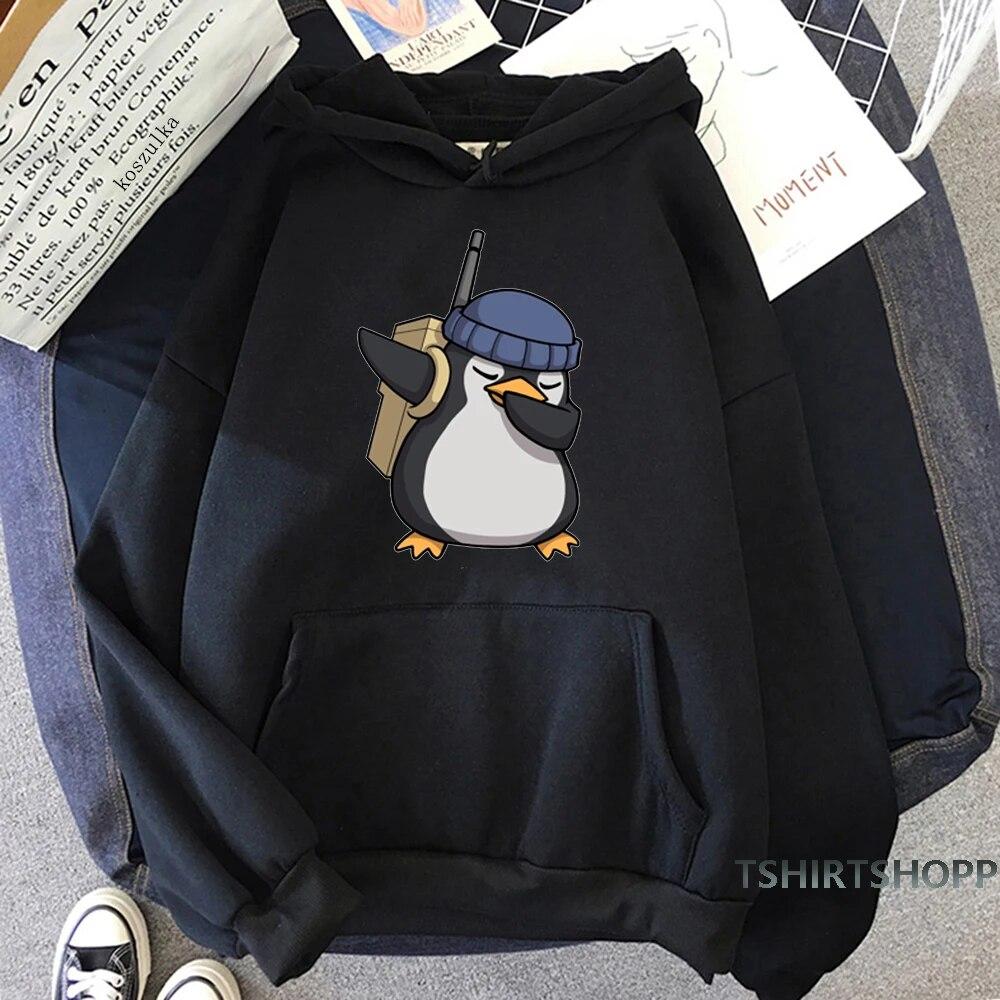 Penguin Hoodies 2022 Spring/Autumn Potato Aim Spray Women/men Sweatshirt Anime Valorant Hoodie Kawaii Clothing Unisex Sudaderas Unisex