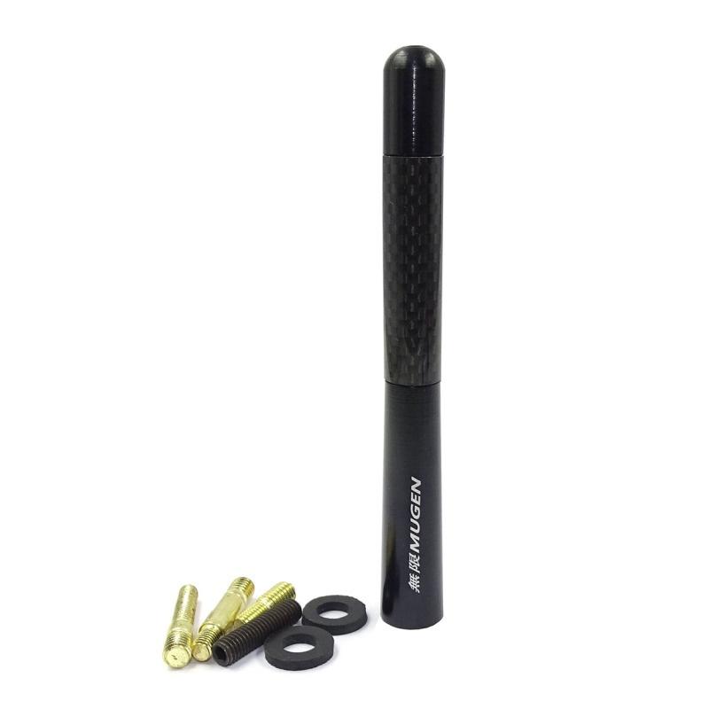 12cm Carbon Fiber Radio Car Antenna For  H-on-da Vezel CR-V CR-X CR-Z Fit Jade Odyssey S2000 Accord Car Accessories