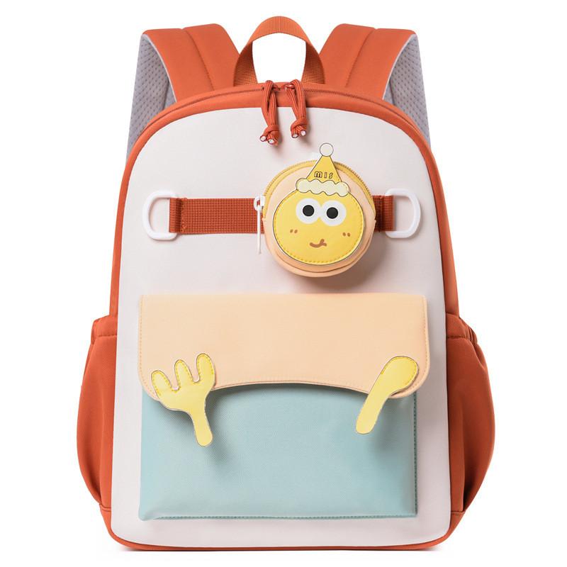 School Friendly Child Backpack Made Cartoon Prints Reduced Load Learners Young