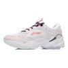 Li Ning Slip Resistant Abrasion Resistant Low Top Sports Casual Shoes Women's White Purple AGCS436-2