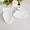 Rabbits Carrot Tray Silicone Moulds Resin Tray Molds for Epoxy Resin Candle Holder Jewelry Storage Tray Home Decoration