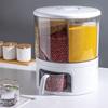 ZISIZ 360-Degree Rotating Rice Dispenser with Grid