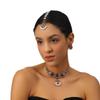 Ensemble de bijoux ethniques vintage rétro européen: Style Cour Drop Perle pour Femmes.