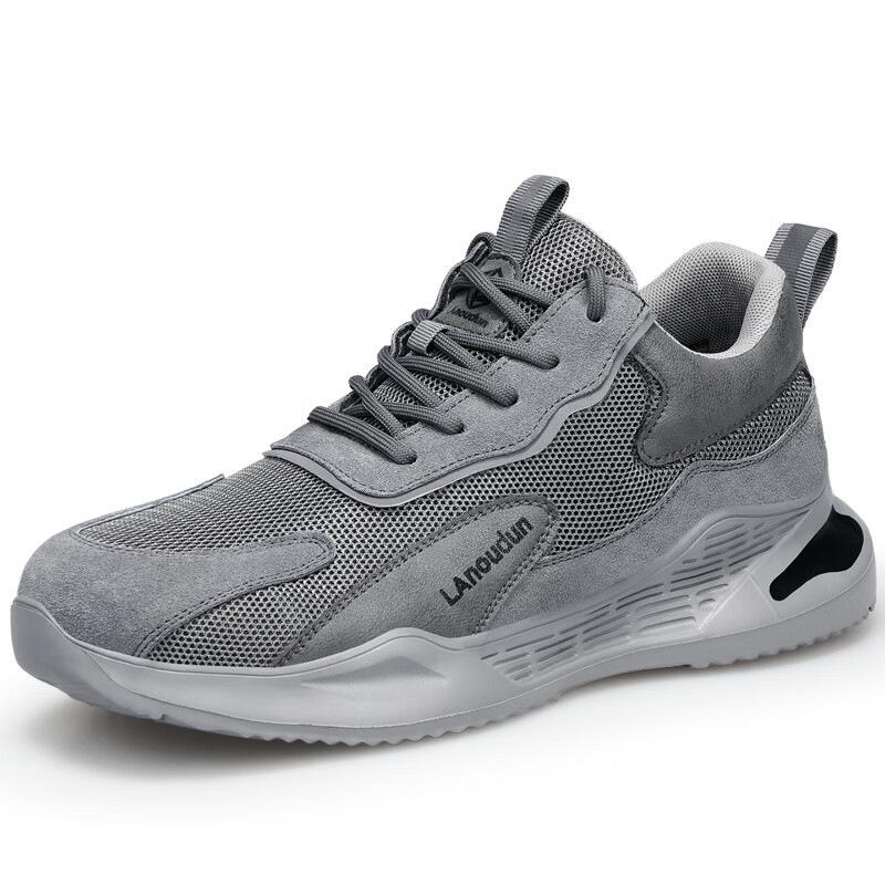 Fashion Fashion Safety Shoes Men Boots Steel Toe Shoes Men Puncture-Proof Work Sneakers Male Shoes Work Boots Indestructible Footwear