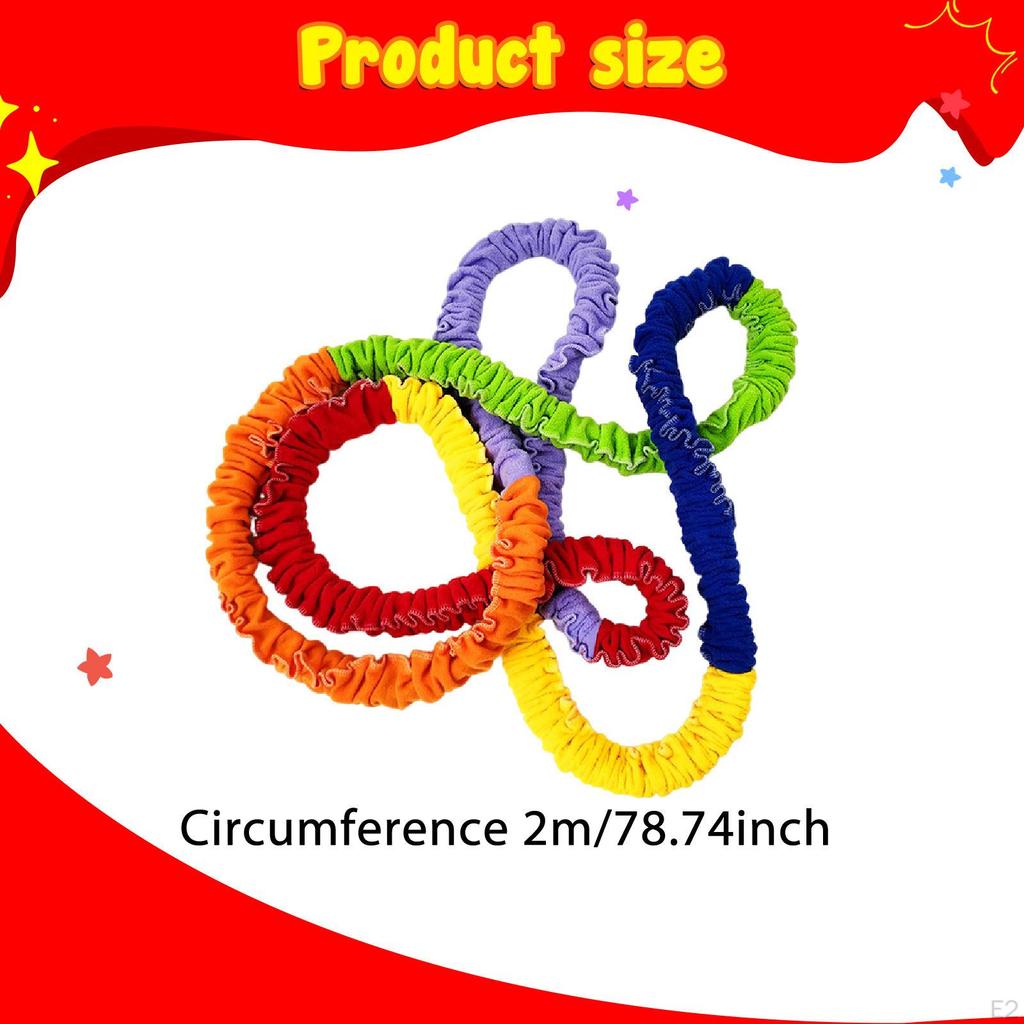 Elastic Cooperative Stretch Band Dynamic Movement Exercise Prop Early Education Toy Creative