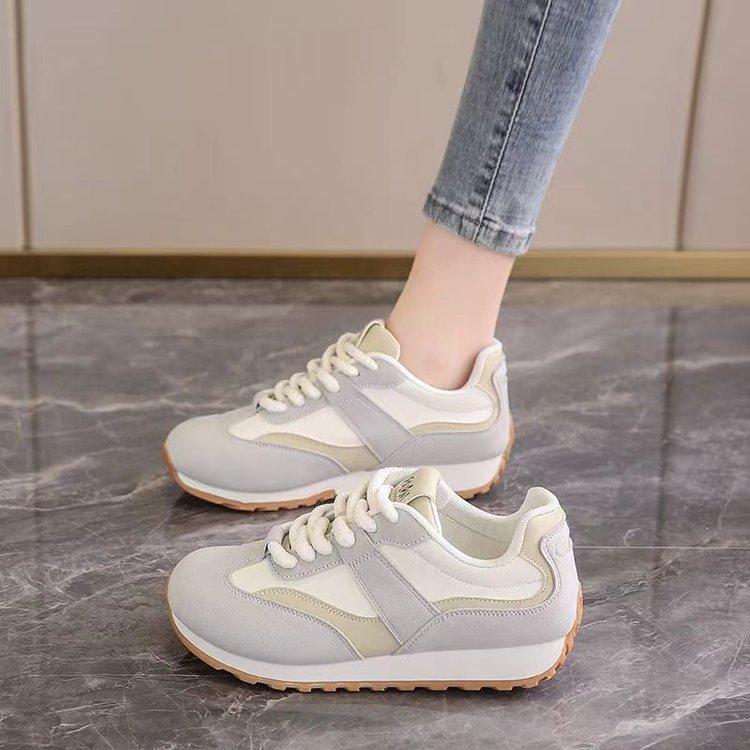 Retro muffin sole German training shoes women's 2025 autumn new versatile color matching platform casual board shoes women's sports running shoes