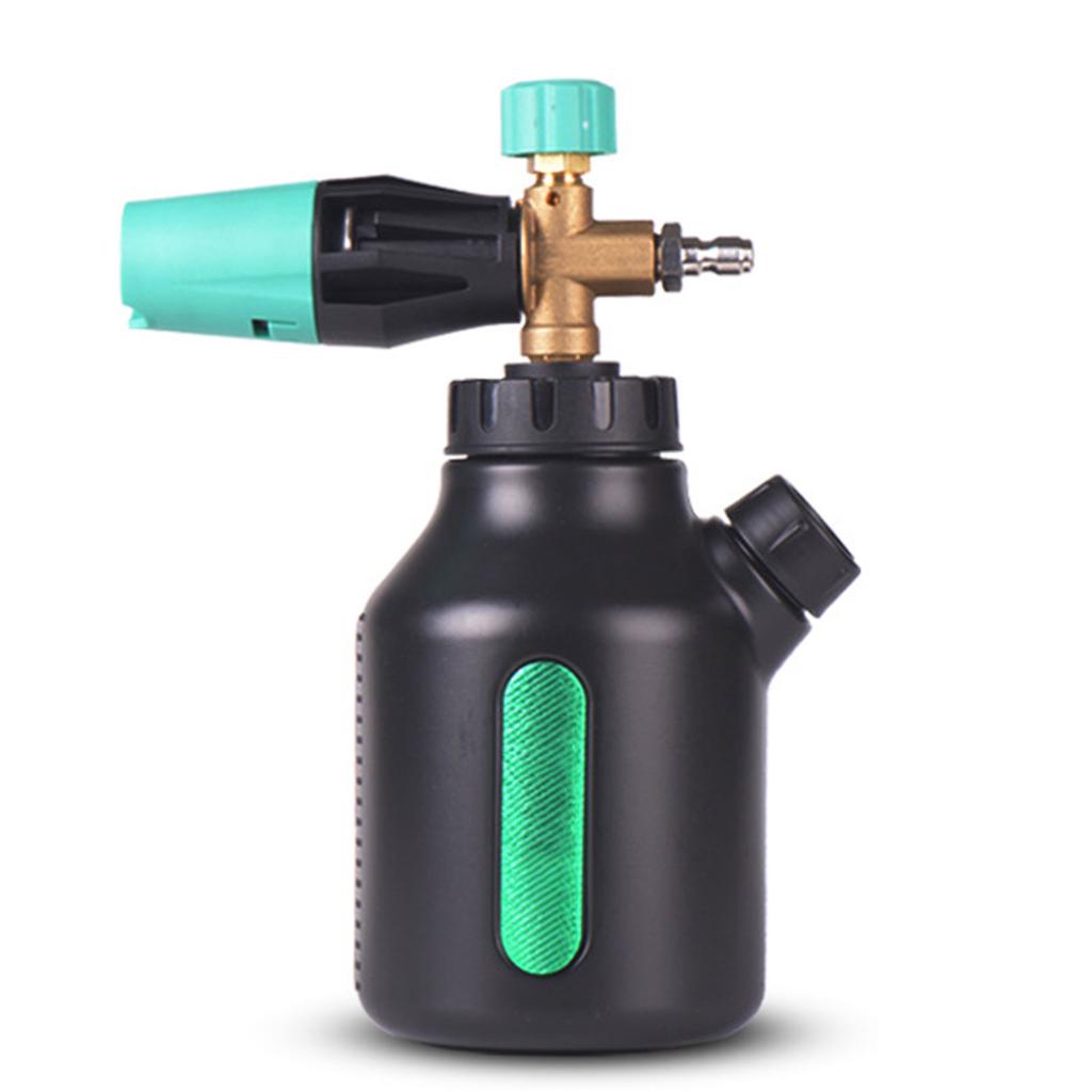 Tun de Spumă cu Presiune cu Cupă de Măsurare de 20ml, Pistol de Apă din Alamă pentru Spălarea Mașinii Pentru Karcher&Lavor, Sticlă de Spumă Home Rich