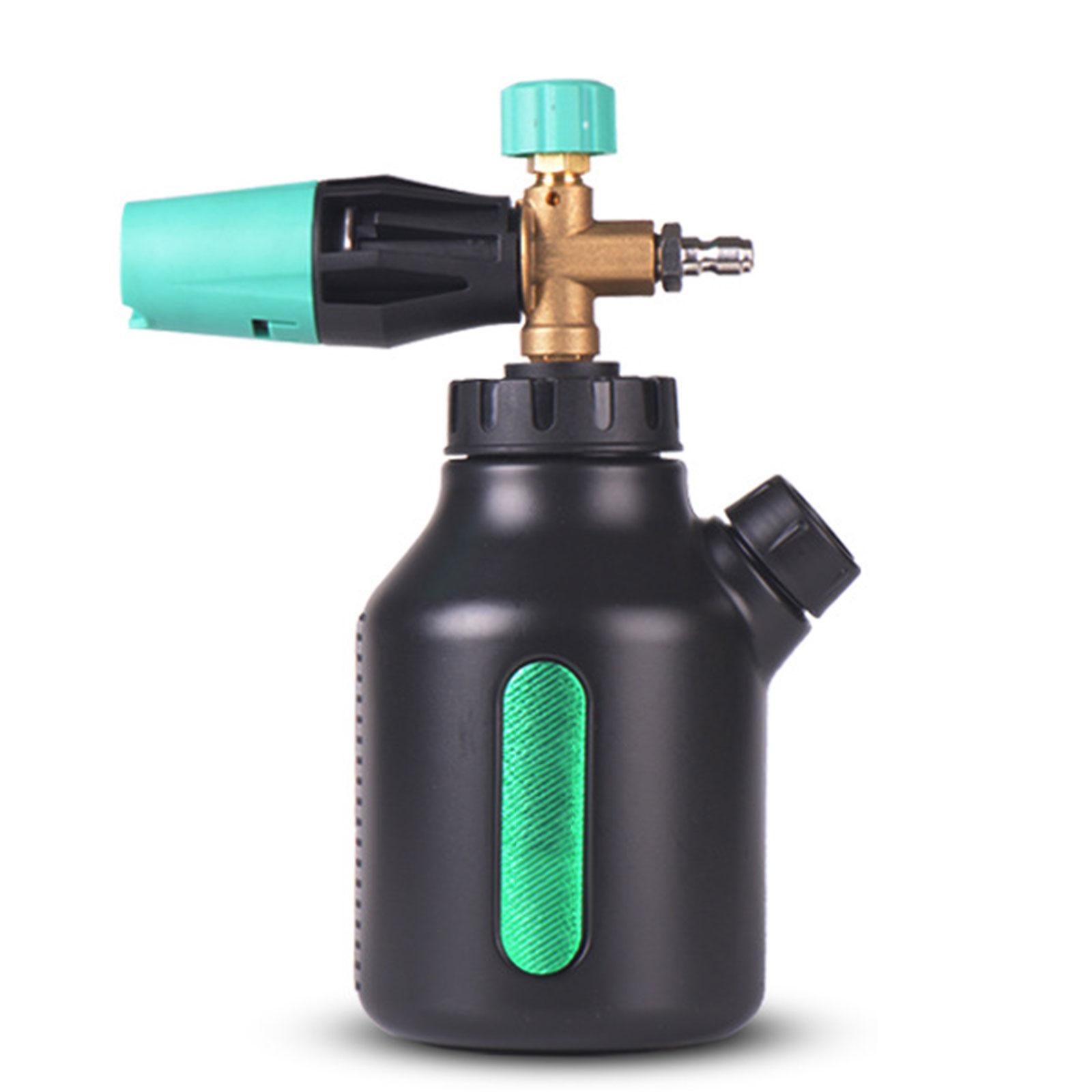 

Пистолет для распыления пены под давлением с мерным стаканом 20 мл, латунный пистолет для мойки автомобилей Karcher&Lavor, пенный флакон Home Rich Foam чёрный