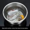 German Stainless Steel Bowl Set for Vegetable Washing, Egg Beating, Dough Kneading, and Cooking - Free Shipping