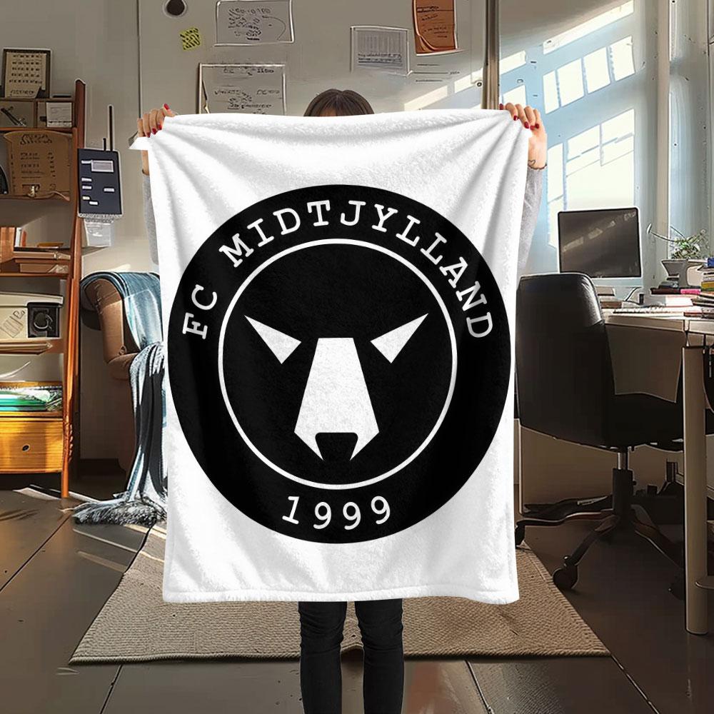 FC Midtjylland FlAannel Blanket, High Quality Comfortable for All Seasons, Home Decor, Warmth and Comfort