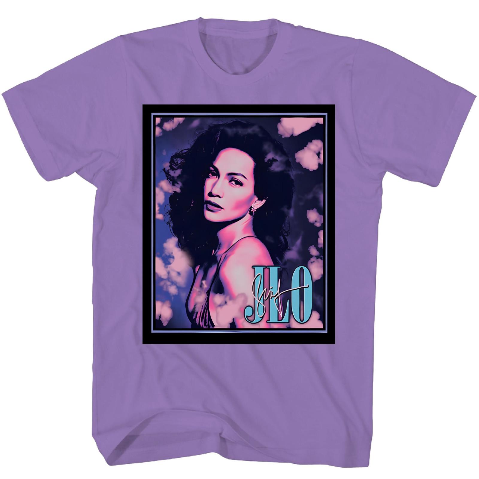 

26 Jennifer Lopez J-Lo Photo T Shirt Mens Licensed Rock Band Music Light Purple Unisex T-Shirt XXXXL