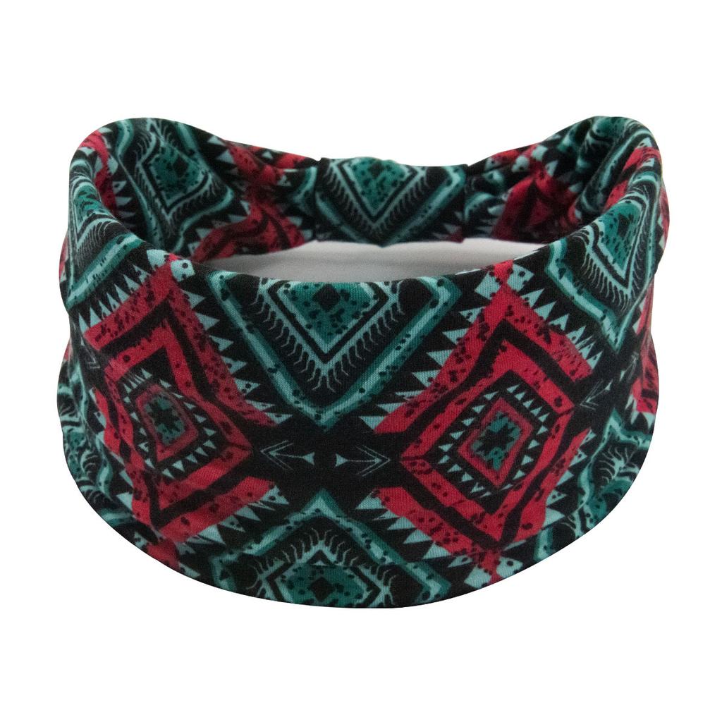 Bohemian Cashew Yoga Übung Stirnband Anti Schweiß und Feuchtigkeit Absorbieren Elastische Baumwolle Stirnband Knoten Stirnband