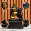 Mini Meditating Buddha Water Fountain for Table Decor, Gift Items, Indoor Home Décor