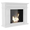 Portal Bioethanol Fireplace OCTOBER TÜV White