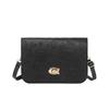 Trend embossed lock single shoulder crossbody small square bag versatile mobile phone change women's bag