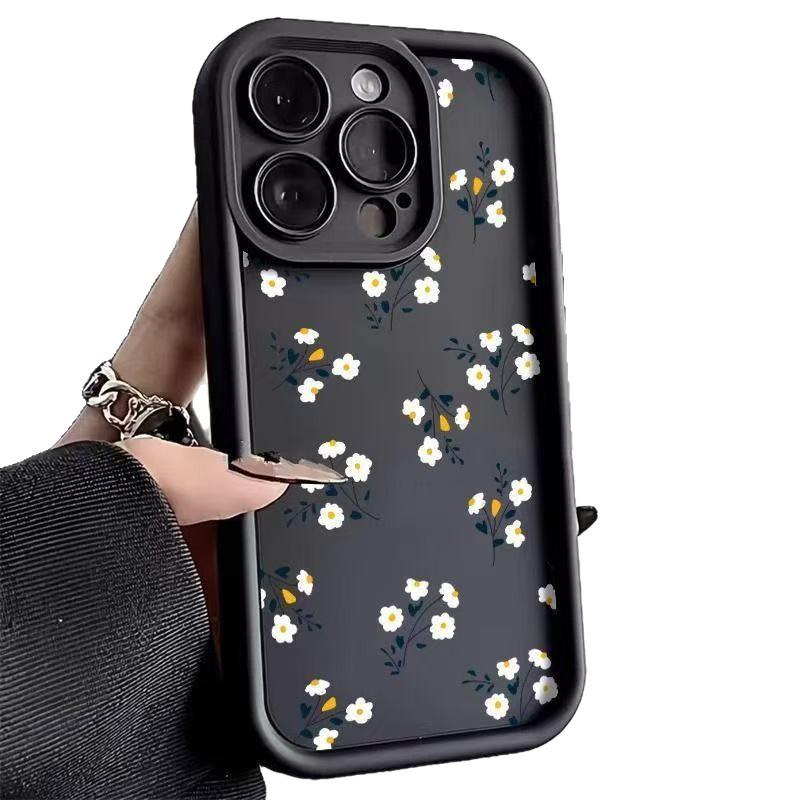 Fresh Flower Design Phone Case for iPhone 13/14/15/16/17/17 Pro Max