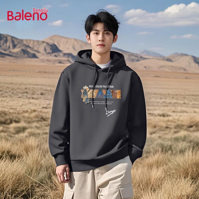 

Baleno Men s National Trend Graphic Hooded Sweatshirt L