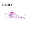 9g 75mm High Quality Fishing Lures Crankbait  Fishing Wobblers Floating Hard Bait Isca Bait 3D simulation of schooling fish eyes