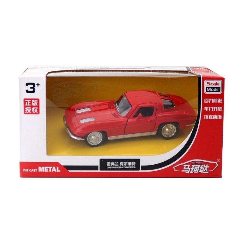 

1963 Corvette Classic Diecast Car Model For Car Fans Collectors And