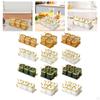 Divided Dried Fruit Plates Multifunctional with Lid and Spoon Snack Storage Holder for Office Living