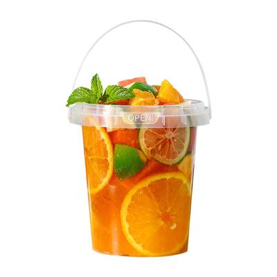 Transparent Portable Large Capacity Beverage Bucket Set