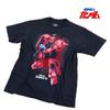 EVERSOUL Mobile Suit Gundam Short Sleeve T-Shirt, Red Comet, Char's Zaku, Mobile Suit, Zeon Forces, Men's, Black, Size L [Parallel Import]
