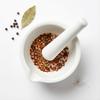 White Ceramic Mortar 8 Cm With Pestle 2 Pieces For Spices Dishwasher