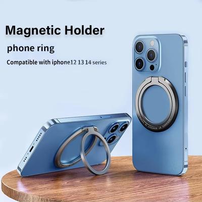 Suport Inel Magnetic pentru Telefon Mobil Suport Telefon Mobil Detașabil Prindere Telefon Mobil Suport pentru iPhone MagSafe Samsung Xiaomi