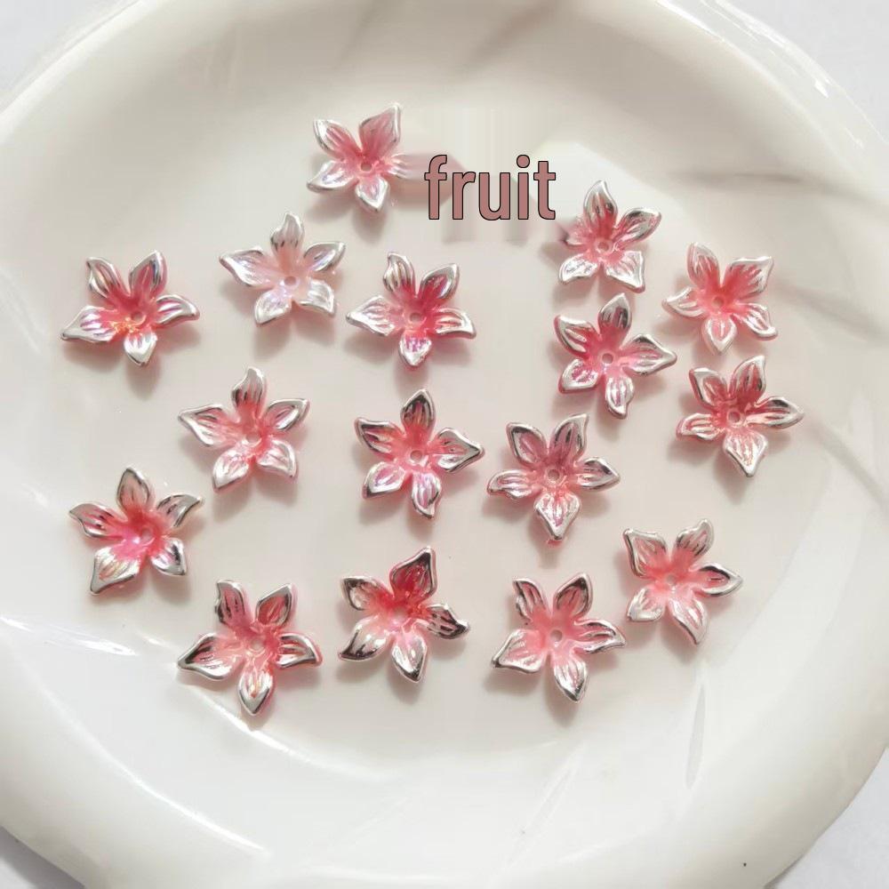 Two-Color Gold & Silver Lily Flower Plated Bell Flower Hairpin Tassel DIY Decoration Material