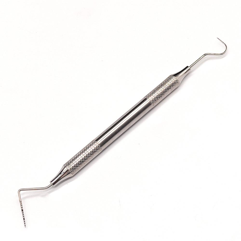 New Type Hollow Handle Dental Periodontal Probe with Scaler Explorer with Angle Dentist Endodontic Instrument Tool