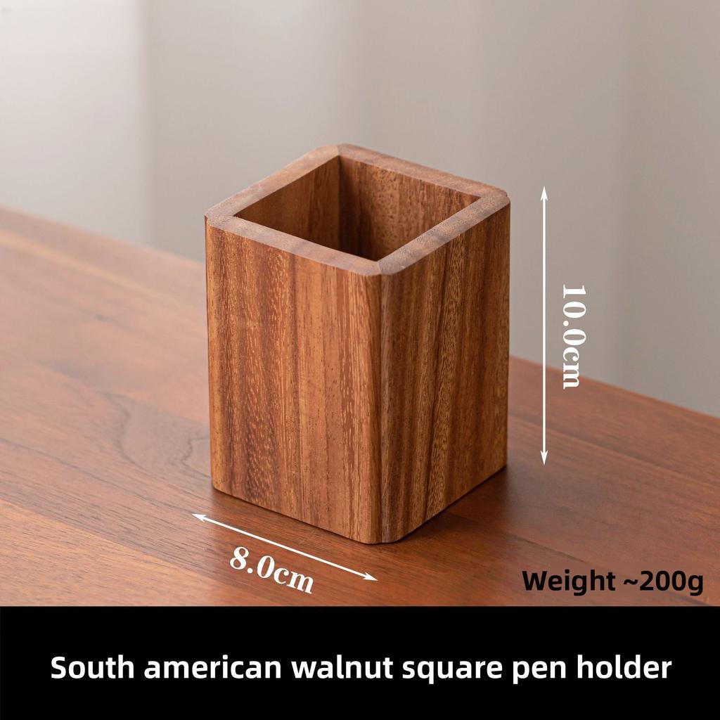 Black Walnut Sushi Plate Wooden Fruit Tray Minimalist Snack Dish High Foot Serving Plate