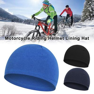 Casquette de cyclisme résistante au froid pour homme et femme, doublure chaude pour l'extérieur, bonnet de ski en polaire Moun S1X9