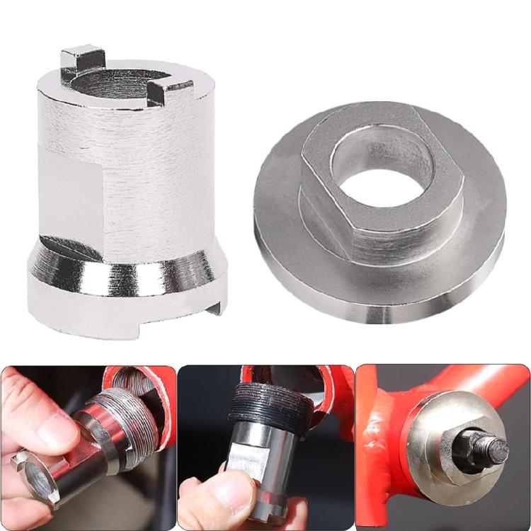 Bicycles Bottom Axes Tool Bike Crank Remover Steel Mountain Bike Bottom Bracket Removal Tool for Bicycles Centre Shafts