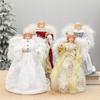 Angel Plush Wings Ornaments Christmas Tree Topper Star Holiday Decoration for Home and Store Festive Celebrations