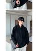 Men's Retro Half-Zip Loose Knitted Hoodie (Autumn/Winter Collection)