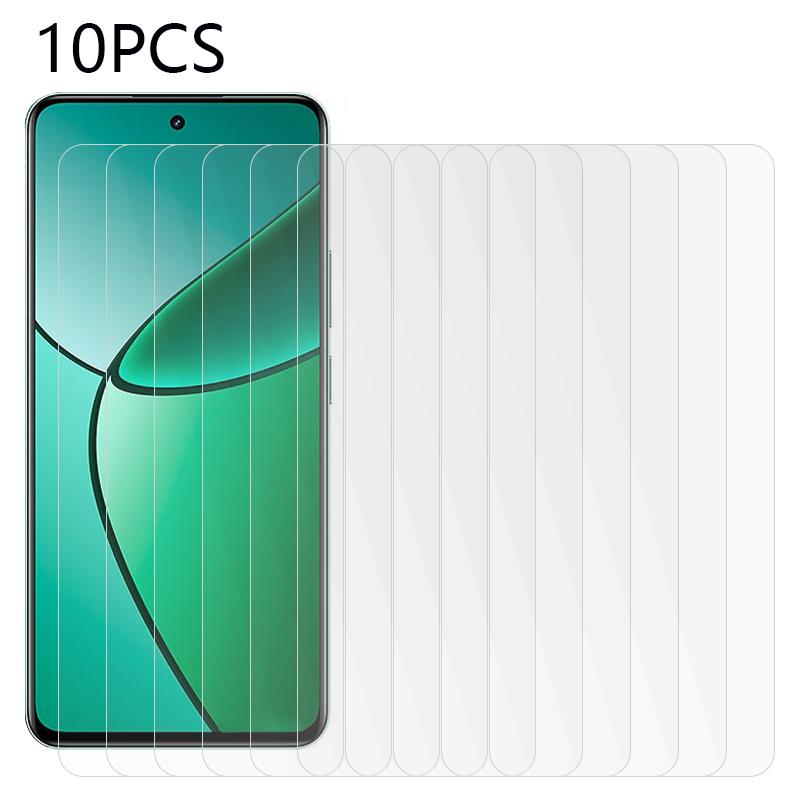 

10PCS For Realme 12 4G/12+ 5G Screen Protector 2.5D 0.3mm Transparent Tempered Glass Film As Shown A