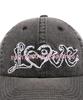 CAVISH Washed Denim Emb Ball Cap Black(Cv2Fsuab22A)