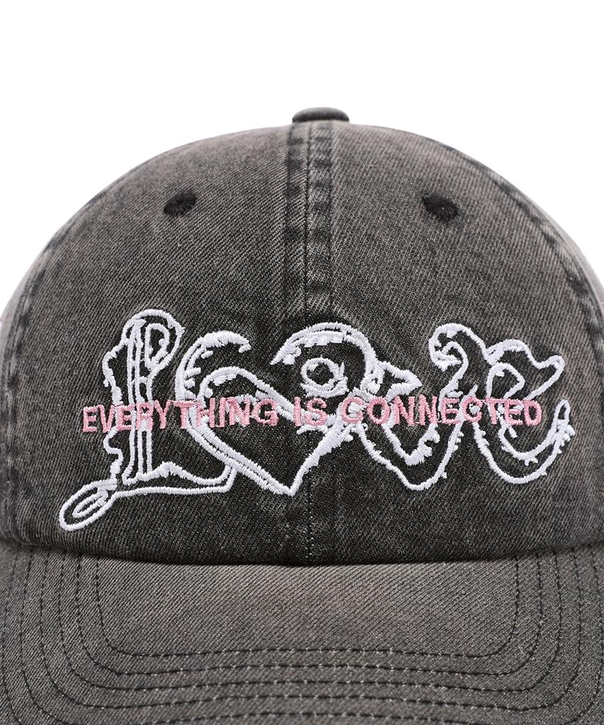 CAVISH Washed Denim Emb Ball Cap Black(Cv2Fsuab22A)